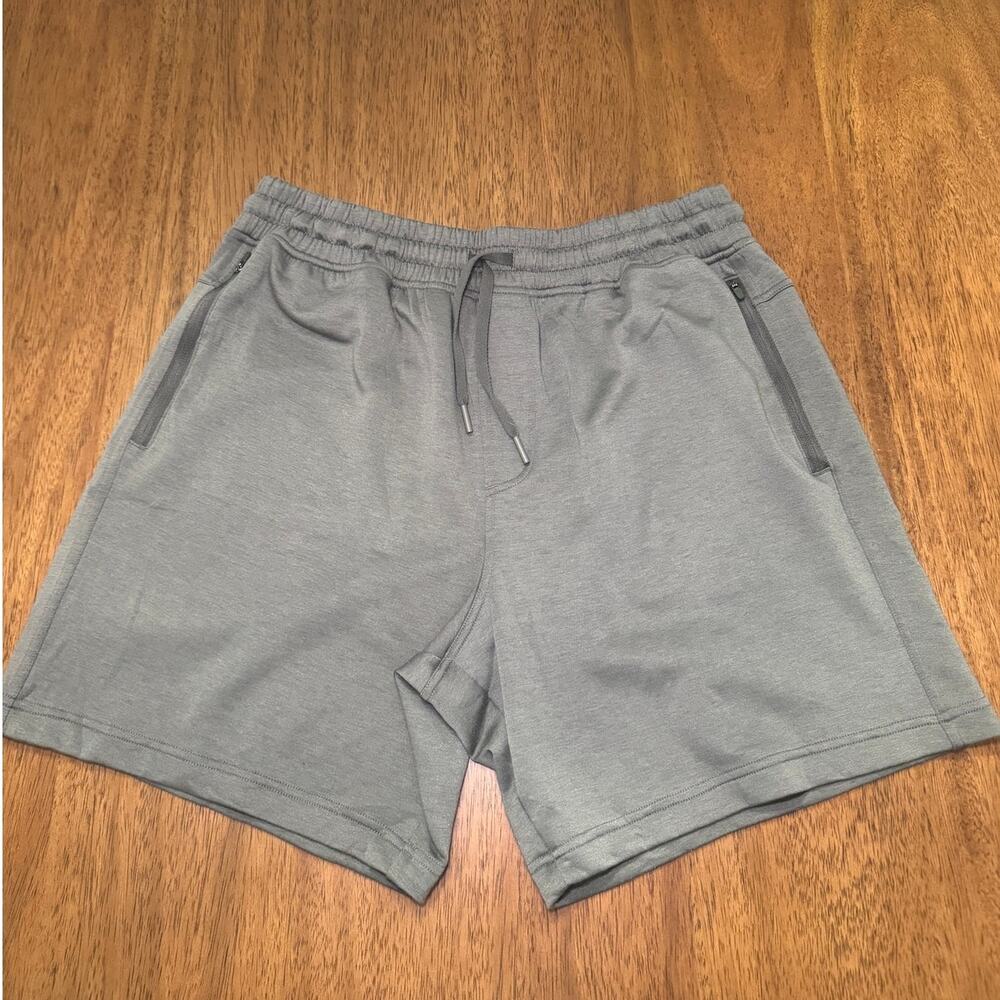 90 Degree by Reflex Men’s Scuba Asher Shorts Size L Gray Green 7"